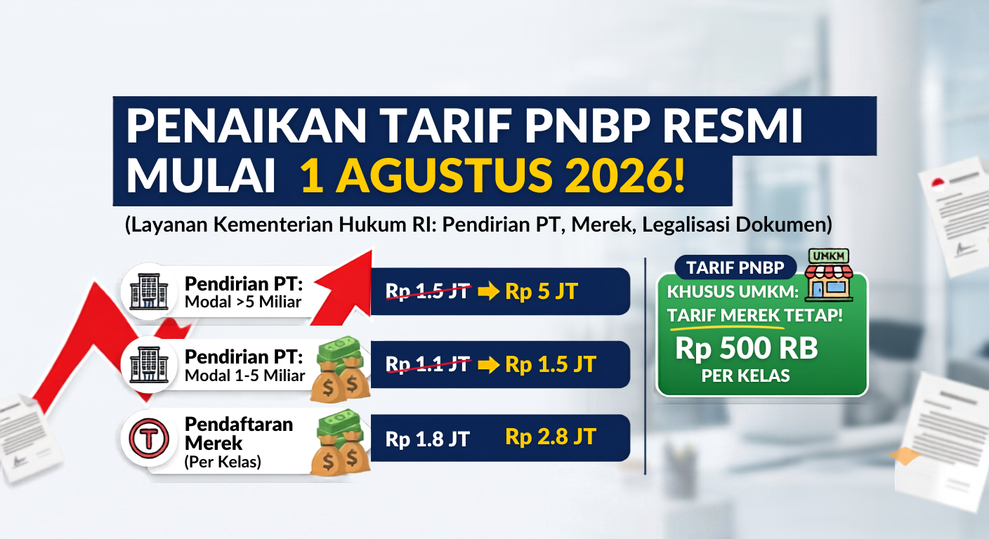Pemeritah resmi menetapkan kenaikkan Tarif PNBP Mulai 1 Agustus 2026!